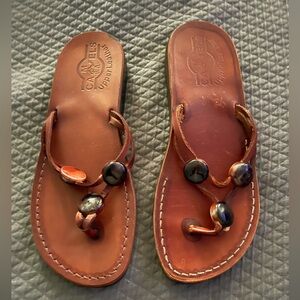 Camels brand leather hand made leather sandals
